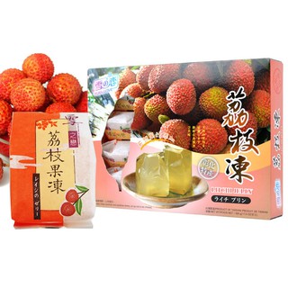 【野味食品】雪之戀 荔枝凍(全素,三叔公水果凍,荔枝果凍,500g/盒,10入,桃園實體店面出貨)