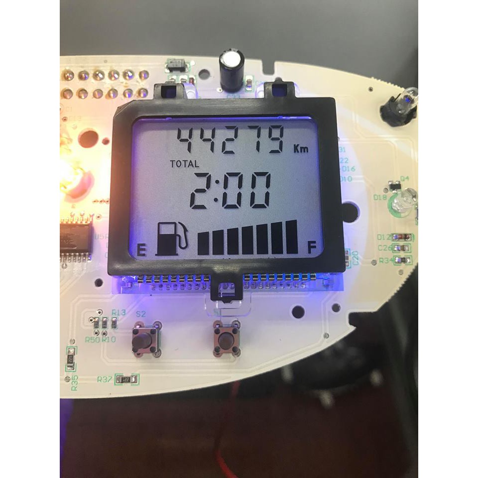明峰車業 中壢店三陽悍將r1z125 中古二手儀表版液晶碼表淡化修理按鍵破損斷腳時速油表 蝦皮購物