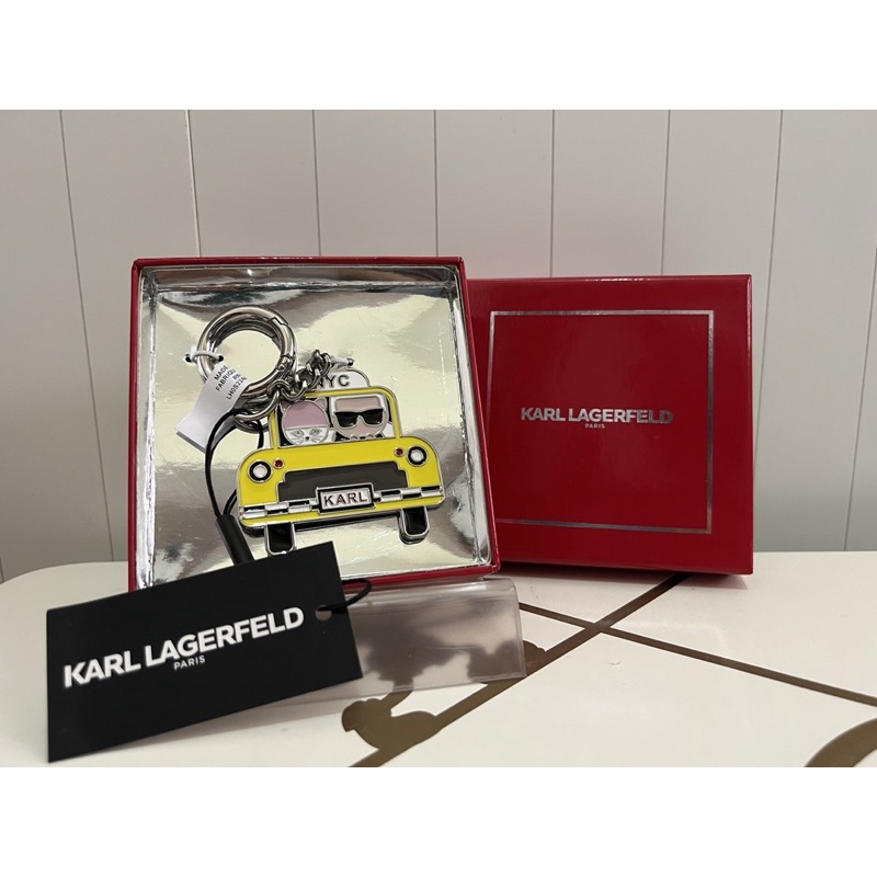 Karl Lagerfeld 計程車爺爺貓咪鑰匙圈禮盒