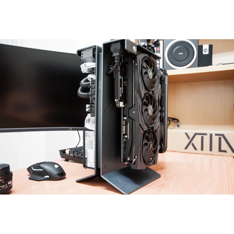 【代購】XTIA Xproto/N/L版 ITX A4 開放式電腦機殼 鋁合金CNC加工 支援水冷 長顯卡 RGB 側透