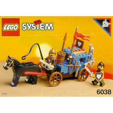 LEGO 6038 城堡 狼族 馬車