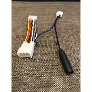 TOYOTA 電源前喇叭線組 含 天線轉接線 藍線已接上 改 CAMRY RAV4 原廠 主機 音響 天線轉接頭