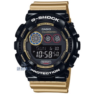 CASIO卡西歐G-SHOCK GD-120CS-1現貨 手錶 大錶徑 黑X金強烈視覺系 全新原廠正品【錶飾精品】