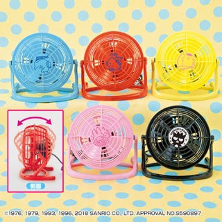 日本景品 SANRIO 三麗鷗系列 USB 桌上型 電風扇