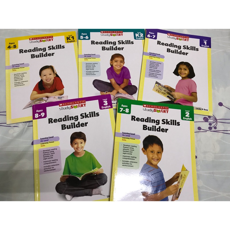 全新 原版 Scholastic smart reading skills 全階合售