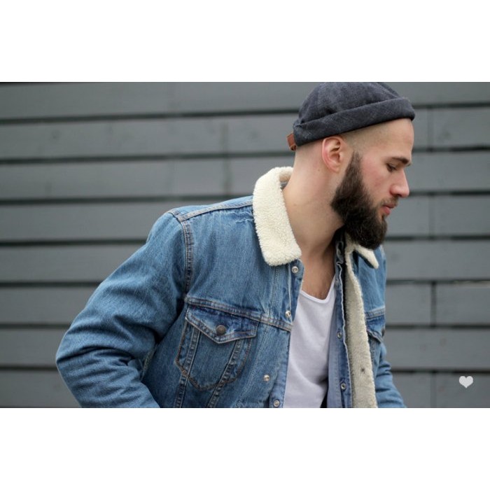 Nychic 法國製造beton Cire Miki 水手帽無簷棒球帽漁夫帽毛帽法式工作帽原色丹寧牛仔水兵帽 蝦皮購物