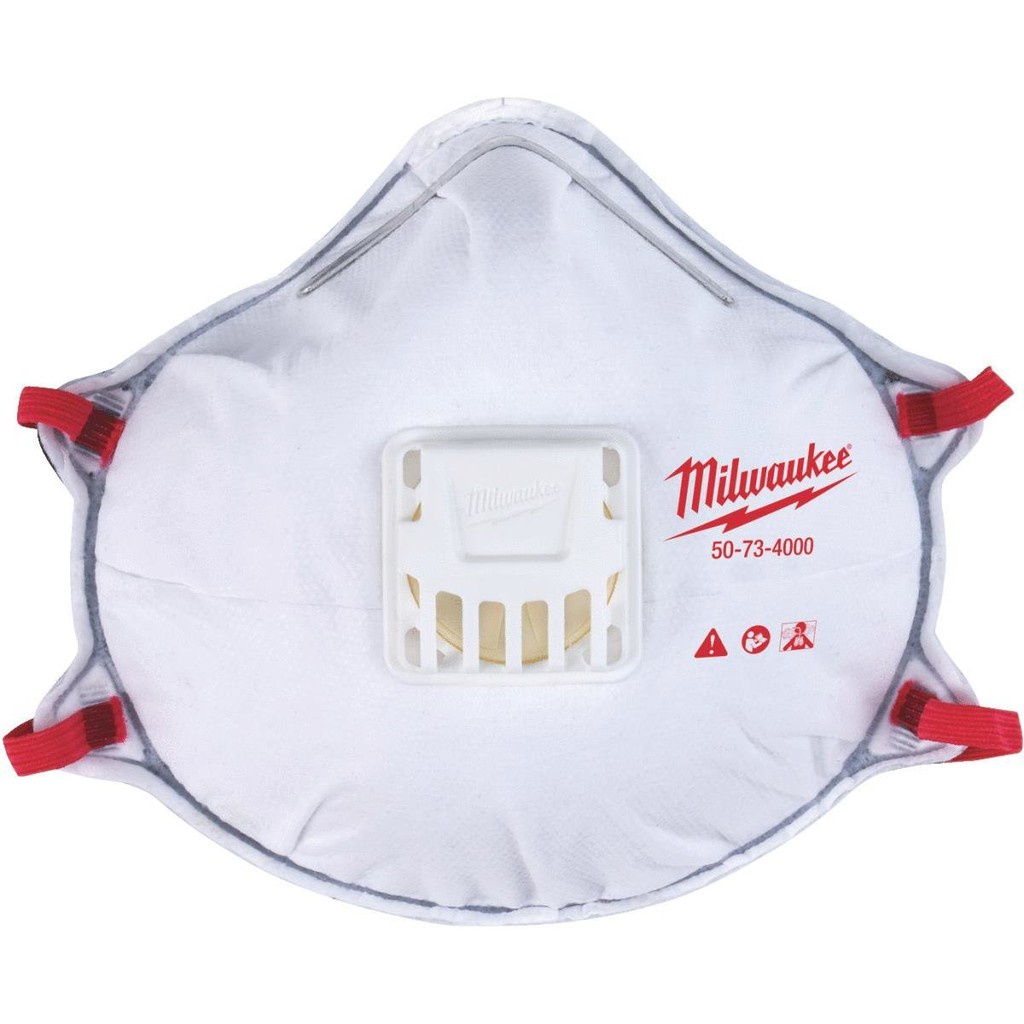 ~金光興修繕屋~米沃奇 Milwaukee 48-73-4004 N95 帶閥防塵軟墊口罩 防護口罩