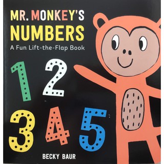 【全新折扣-翻翻書】Mr. Monkey's Numbers: A Fun Lift-the-Flap (-MRMN-)
