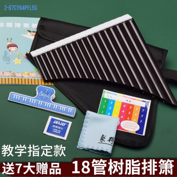 新款樹脂排簫學生18管初學成人樂器排蕭入門排笛兒童便攜學校樂器C調