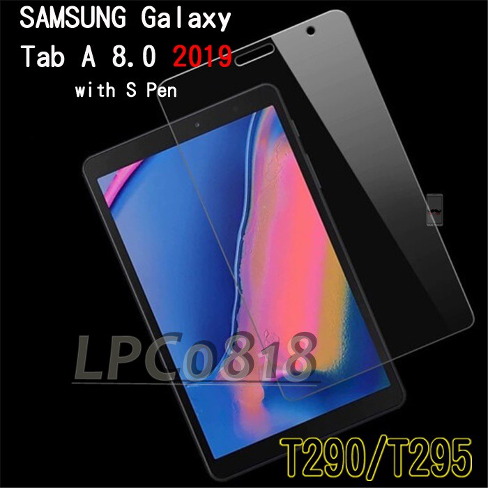 Samsung Galaxy Tab A 8.0" 2019/T295 專用 9H硬度/平板亮面玻璃貼/鋼化玻璃貼/防刮