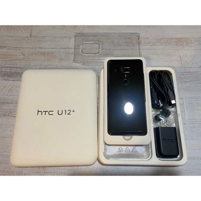 HTC U12+ 6G/128G 黑色 盒配全 89新 非 U11 U12 EYES PLUS u19e life 5z