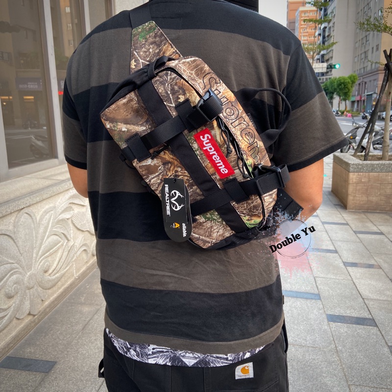 SUPREME FW 19 WAIST BAG 47TH 腰包 楓葉迷彩 側背 經典 正品 現貨在台