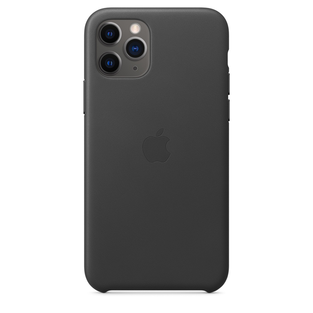 原廠 iPhone 11 Pro 皮革保護殼-黑色