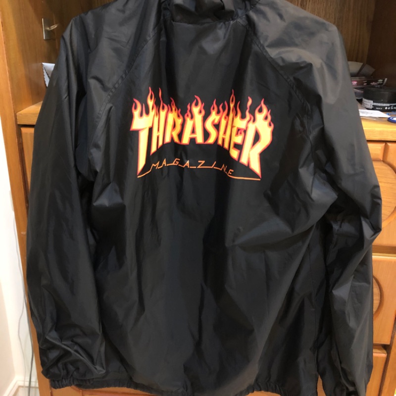 Thrasher 火焰 教練外套