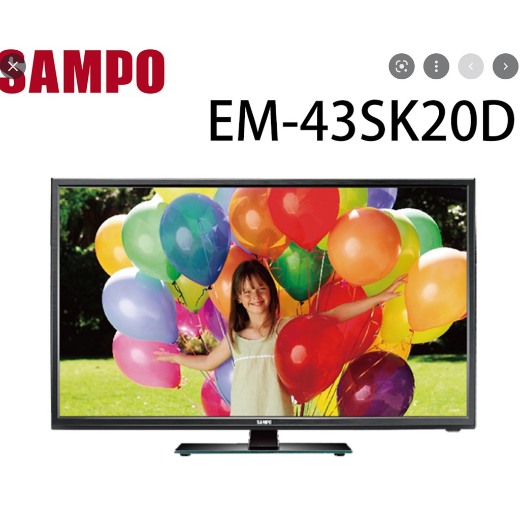 【SAMPO聲寶】43吋高畫質液晶電視(EM-43SK20D)-223