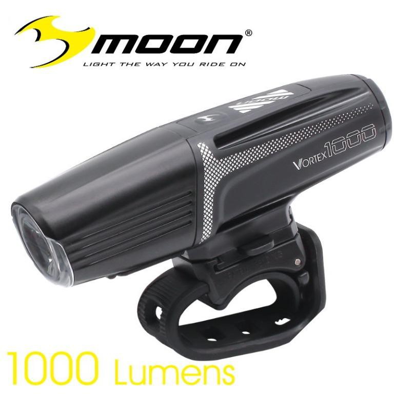 MOON【1000 流明】Meteor Vortex 前燈 可換式鋰電池 頭燈 自行車燈 防水 IPX5【VORTEX】