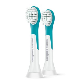 【PHILIPS 飛利浦】HX6032 兒童音波牙刷迷你刷頭｜一盒兩入裝｜適用HX6322及HX6311｜美國製造