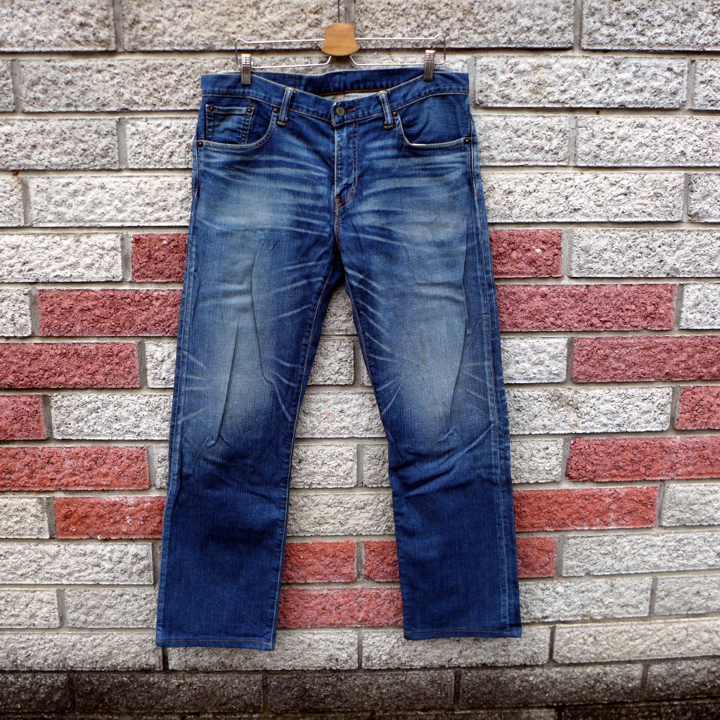 levis 502 二手牛仔褲-正品 日本製-(levis 00502-0317)-W36