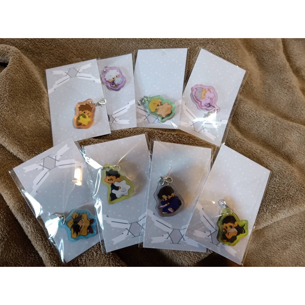 獵人 全職獵人 HxH 同人 酷拉皮卡 雷歐力  團長 庫洛洛 伊爾彌 伊路米 西索 飛坦 周邊 壓克力 吊飾 掛件
