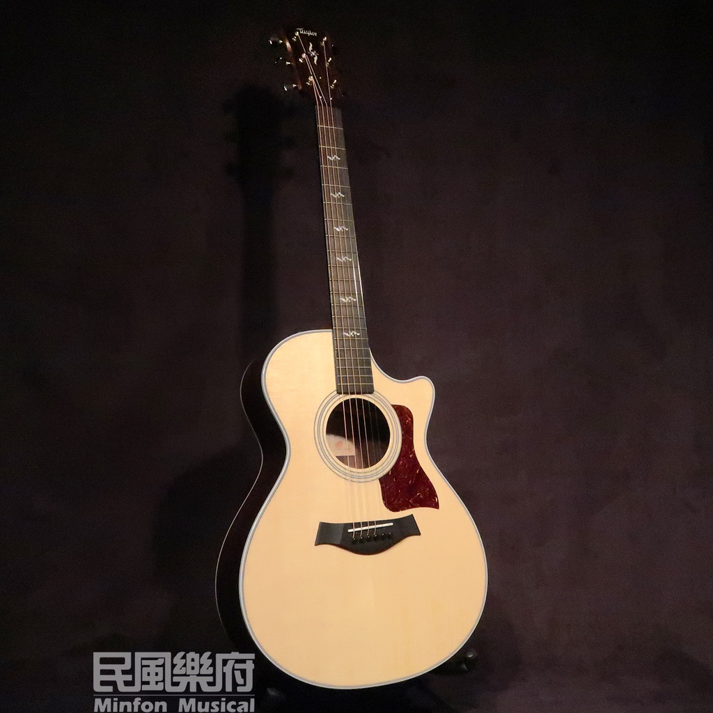 Taylor 412ce-R 全單板民謠吉他 印度玫瑰木 GC小琴身 音色溫暖厚實 超值規格 公司貨【民風樂府 】