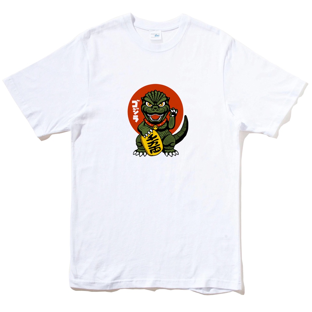 LUCKY GODZILLA 授權中性短袖T恤 7色 過年招財幸運哥吉拉怪獸服飾浮世繪日本藝妓武士Kaiju