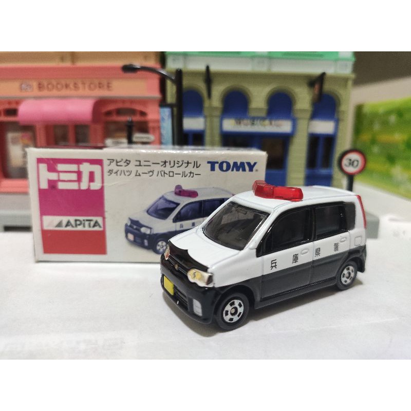 Tomica 舊藍標 絕版 Apita 特注 Daihatsu Move Custom 警車 警察車