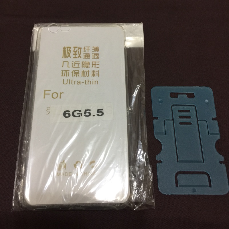 【超薄】Apple蘋果  iPhone6 Plus 5.5吋透明保護殼/TPU矽膠防水套/清水套/手機殼 送簡易支撐架