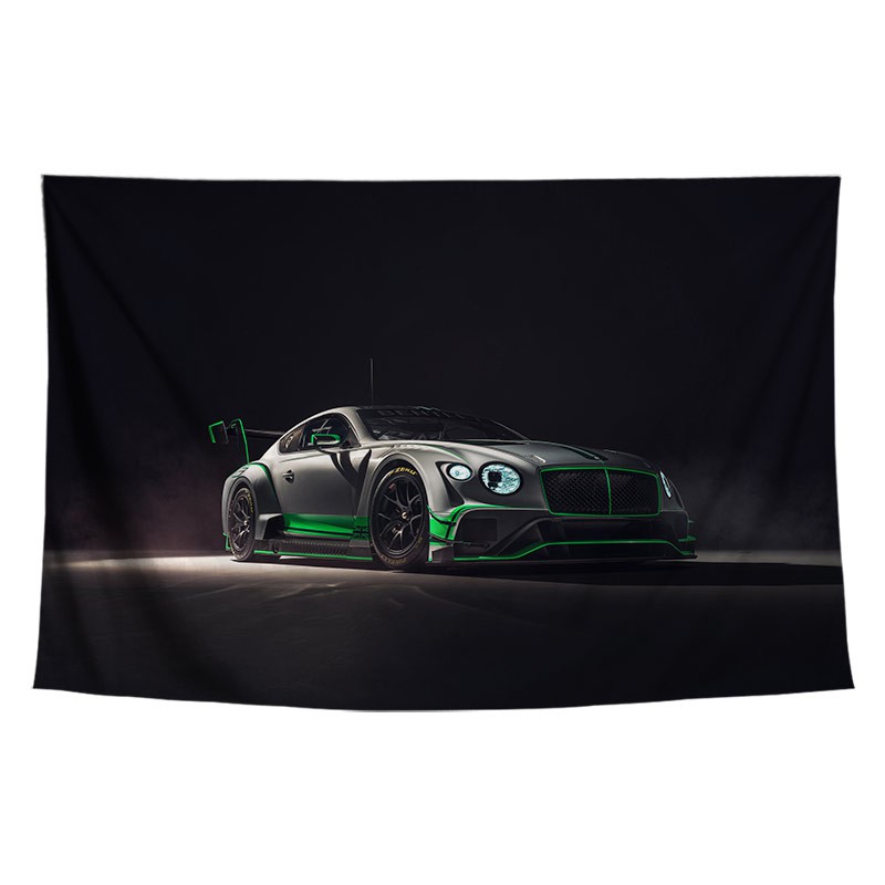 GT3賽事賽車大全 賓利歐陸GT保時捷911 GT3等車型裝飾海報掛佈 家居墻面掛毯臥室客廳背景墻佈 亦可客製化易疊好收