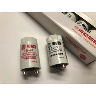 {岱順水電材料}~ 東亞照明 日光燈管 FS 1P 4P 螺牙 旋轉 燈管 捕蚊燈 啟動器 電子式點燈管 點燈器 圓管
