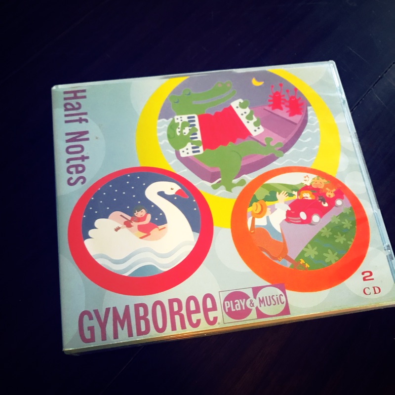 二手Gymboree half notes 英文童謠CD *2 共59首歌（健寶園）正版