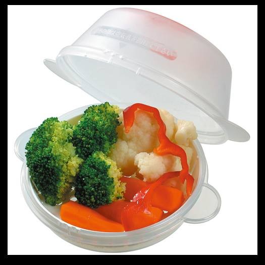 日本製食品微波調理盒 蔬菜保存盒★烘培樂園★