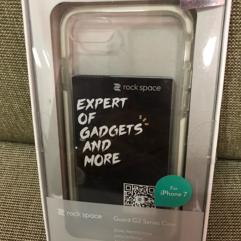 iPhone7/8 Hoda帝均 RockSpace優盾 G2保護殼 白色 防摔殼 Apple iphone8 氣墊