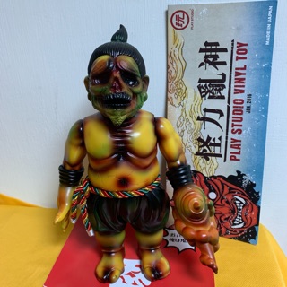 配送日指定可 新品PLAY STUDIO 鬼魔人 プレイスタジオ完売品2ソフビ鬼