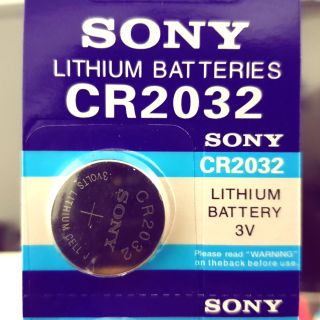 原廠SONY CR2032 水銀電池。鈕扣電池