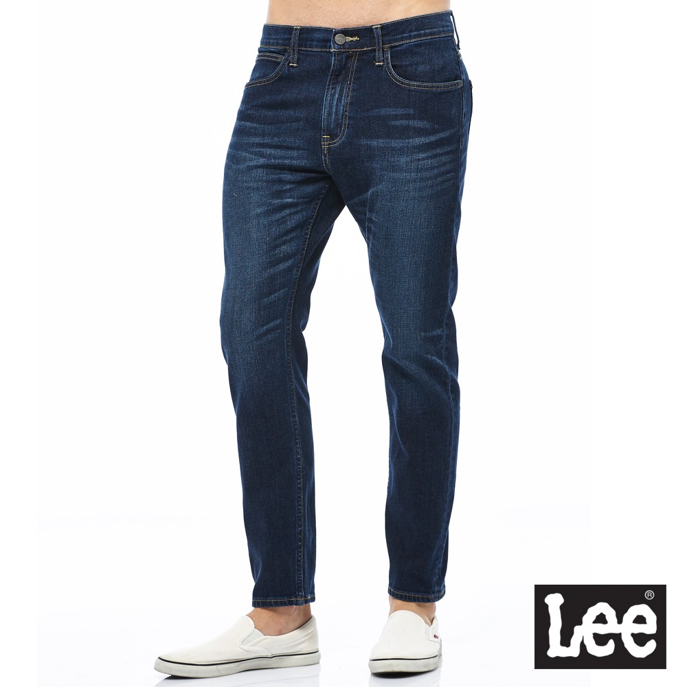 Lee 705 彈性中腰標準舒適小直筒牛仔褲 男 Modern 藍LL1702344ZY