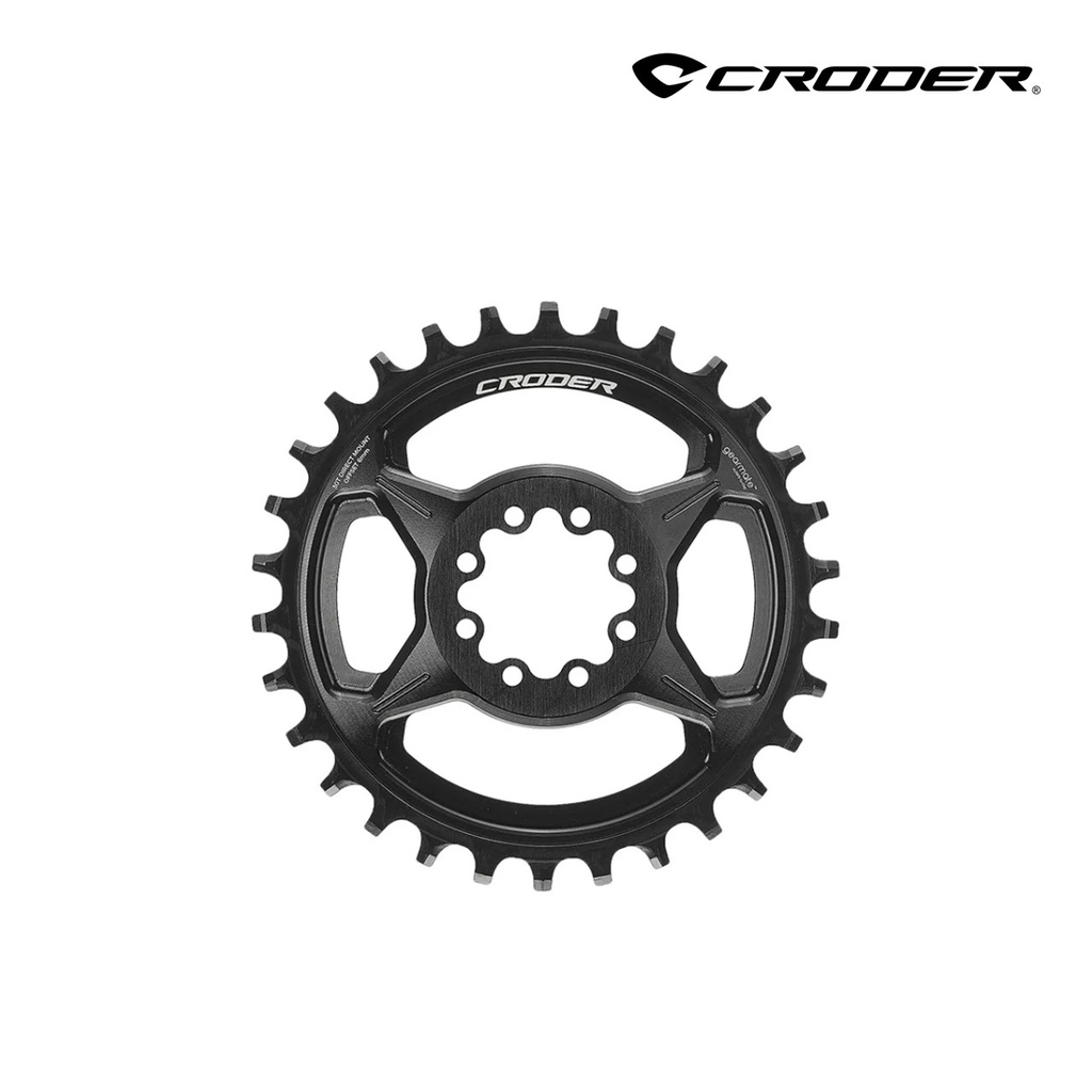 【CRODER】 Gearmate 直鎖式單盤 Offset 6mm DM for  8-Bolt 30T~42T