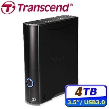 創見 StoreJet 35T3 3.5吋 4TB 行動硬碟(TS4TSJ35T3)