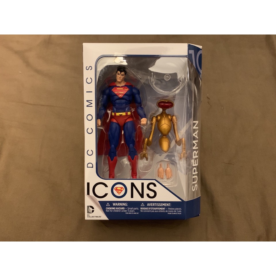 DC Collectibles Icons 經典系列 6吋 超人 Superman 全新美版 (非 蝙蝠俠 水行俠)