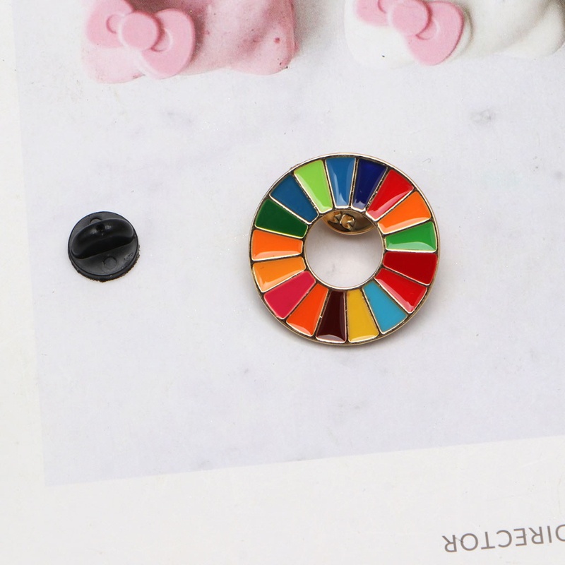 ♡♡TAK 引腳 - 歐洲可持續發展目標金屬徽章聯合國獎牌代表胸針
