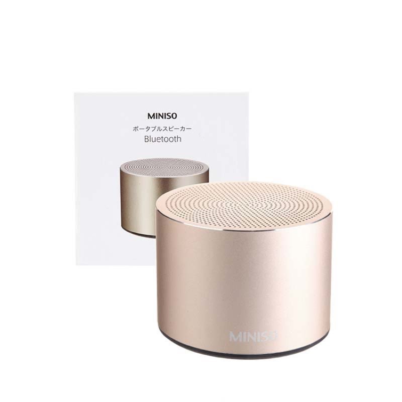 名創優品 MINISO 金屬便攜藍芽音箱 /藍芽無線喇叭 Portable Metal Wireless Speaker