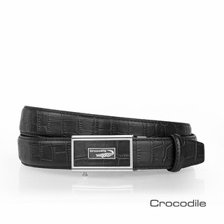 Crocodile 鱷魚皮件 真皮皮帶 紳士自動穿扣皮帶 0101-42005-01