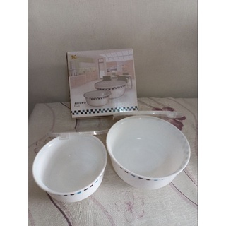 玉晶瓷 美味保鮮碗 ［2入一組 含蓋］ 餐具 陶瓷碗 湯碗 甜湯碗 泡麵碗 飯碗