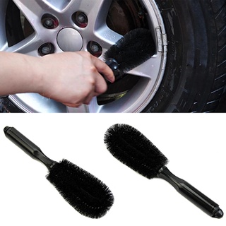 汽車輪胎刷子輪轂刷 車用洗車工具 清潔清洗輪轂鋼圈專用強力去污刷