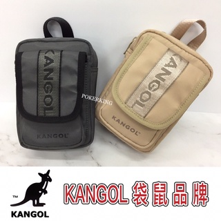 POKER📣(免運-原廠公司貨) KANGOL 袋鼠 小側背包 滑面尼龍 側背包 斜背包 側背小包 女生包包 男生包包