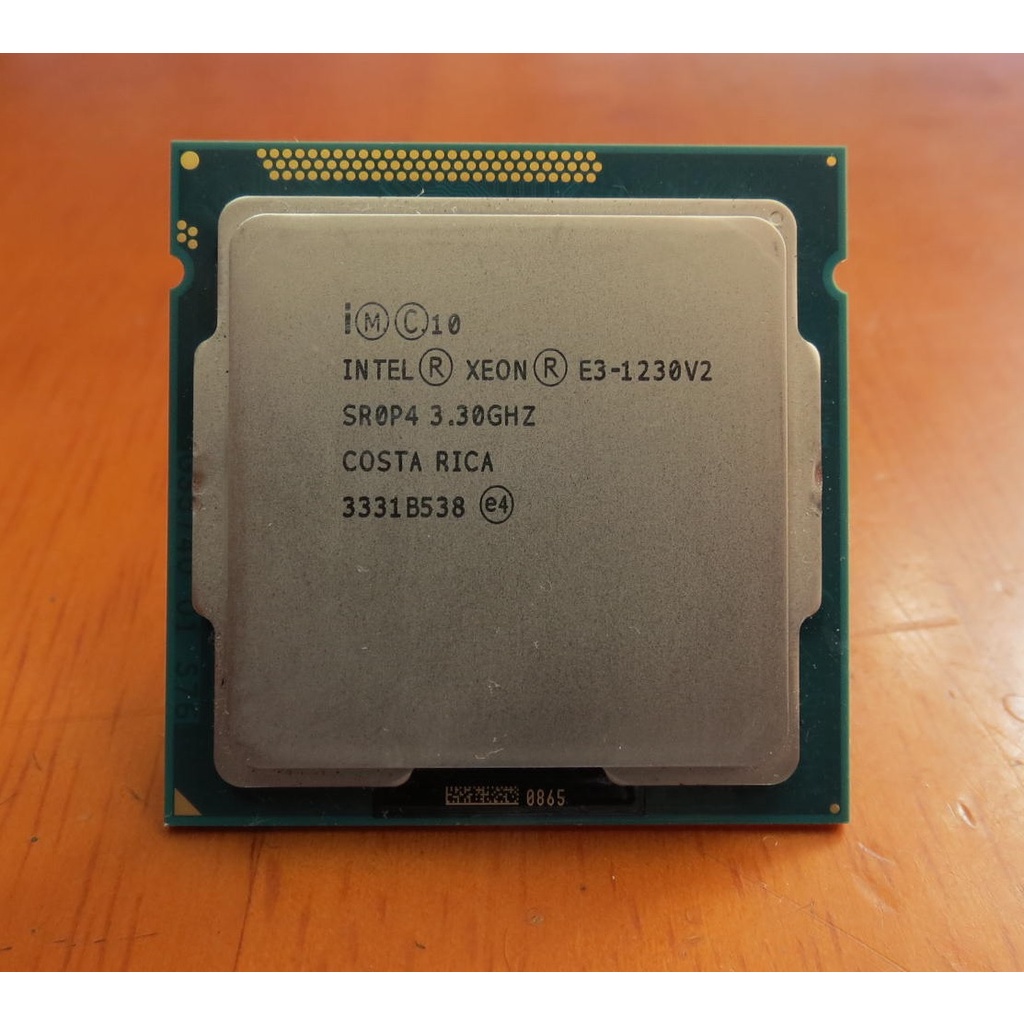 英特爾 Intel® Xeon E3-1230 V2 (8M Cache, 3.3GHz) 1155腳位桌上型四