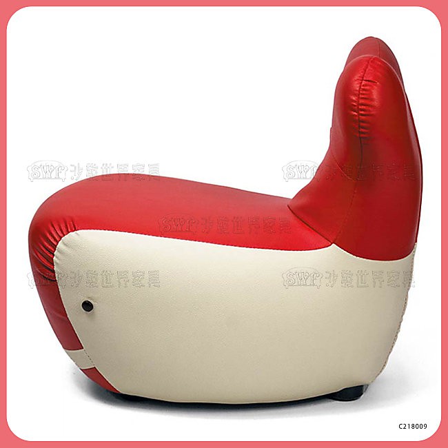 【沙發世界家具】紅色小金魚皮椅〈D489336-07〉沙發矮凳/穿鞋椅/玄關椅/和室椅/腳凳/小沙發