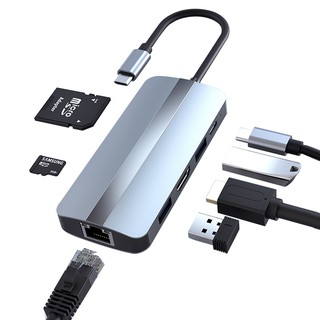 ANTIAN Type-C 七合一HUB轉接器 PD快充 USB3.0 HDMI集線器 Mac轉接頭 現貨 蝦皮直送