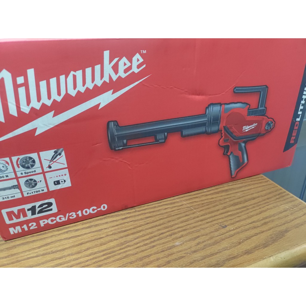Milwaukee 米沃奇 M12 PCG/310C-0 鋰電注膠槍 電動矽利康槍 矽利康 二手中古99.9成新 單主機