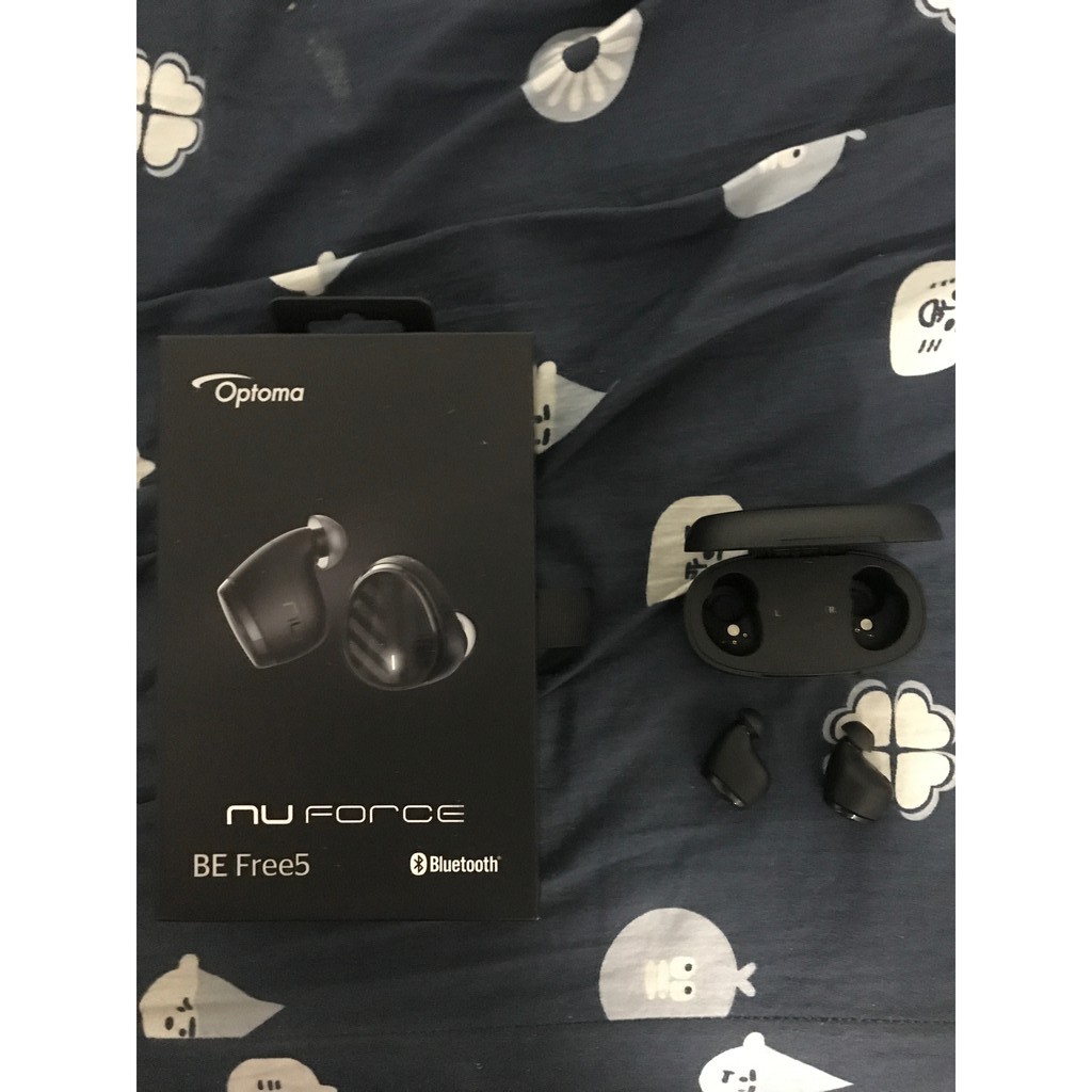 NuForce BE Free5 石墨烯高音質真無線藍牙耳機(石墨黑) 九成五新