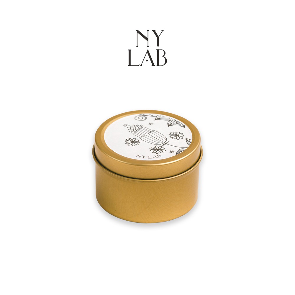 NY LAB 紐約實驗室  奢華小金罐金色天然香氛蠟燭 野花齊放 3oz 現貨 廠商直送